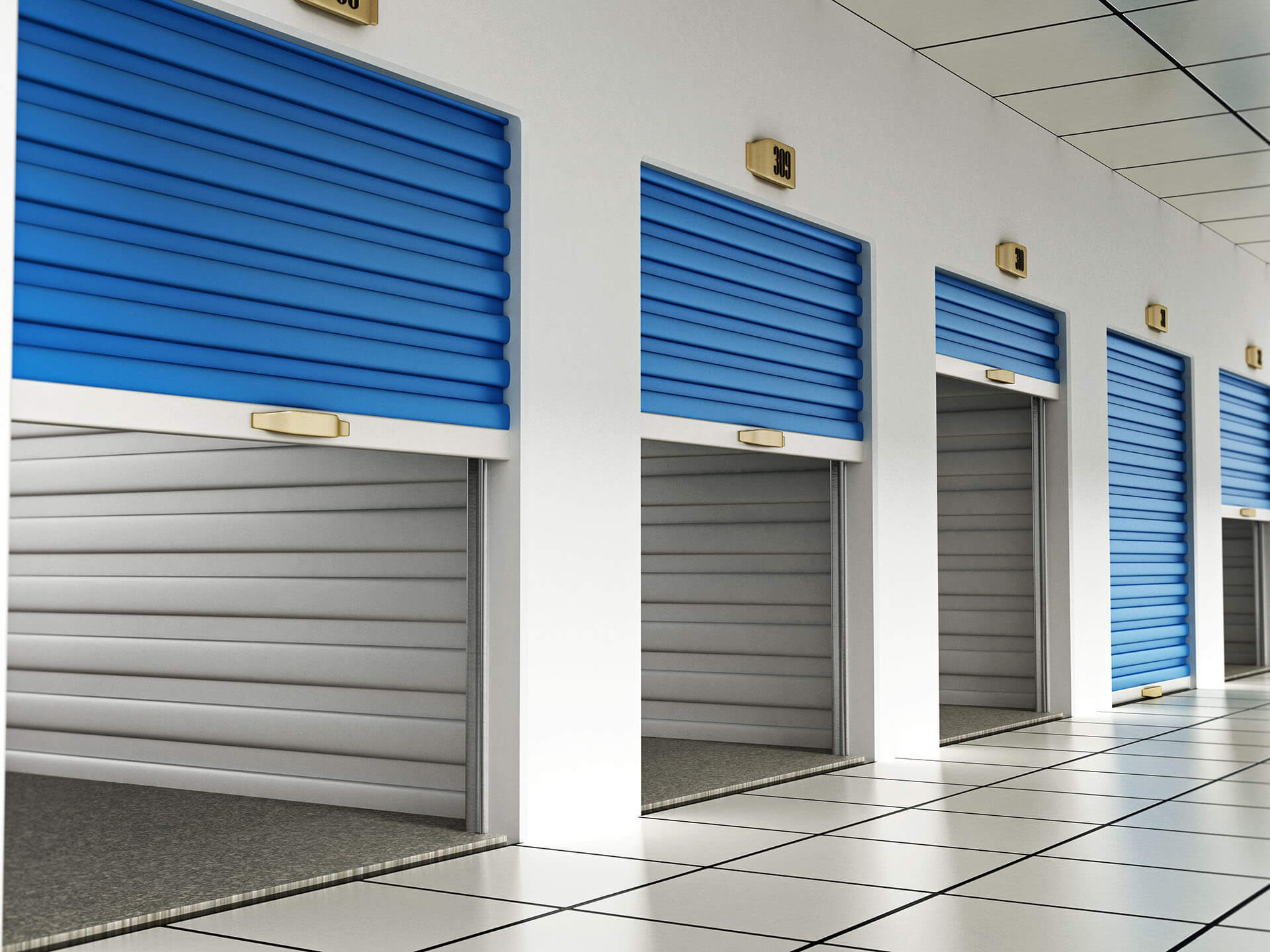 Empty storage units a cross-country moving company provides