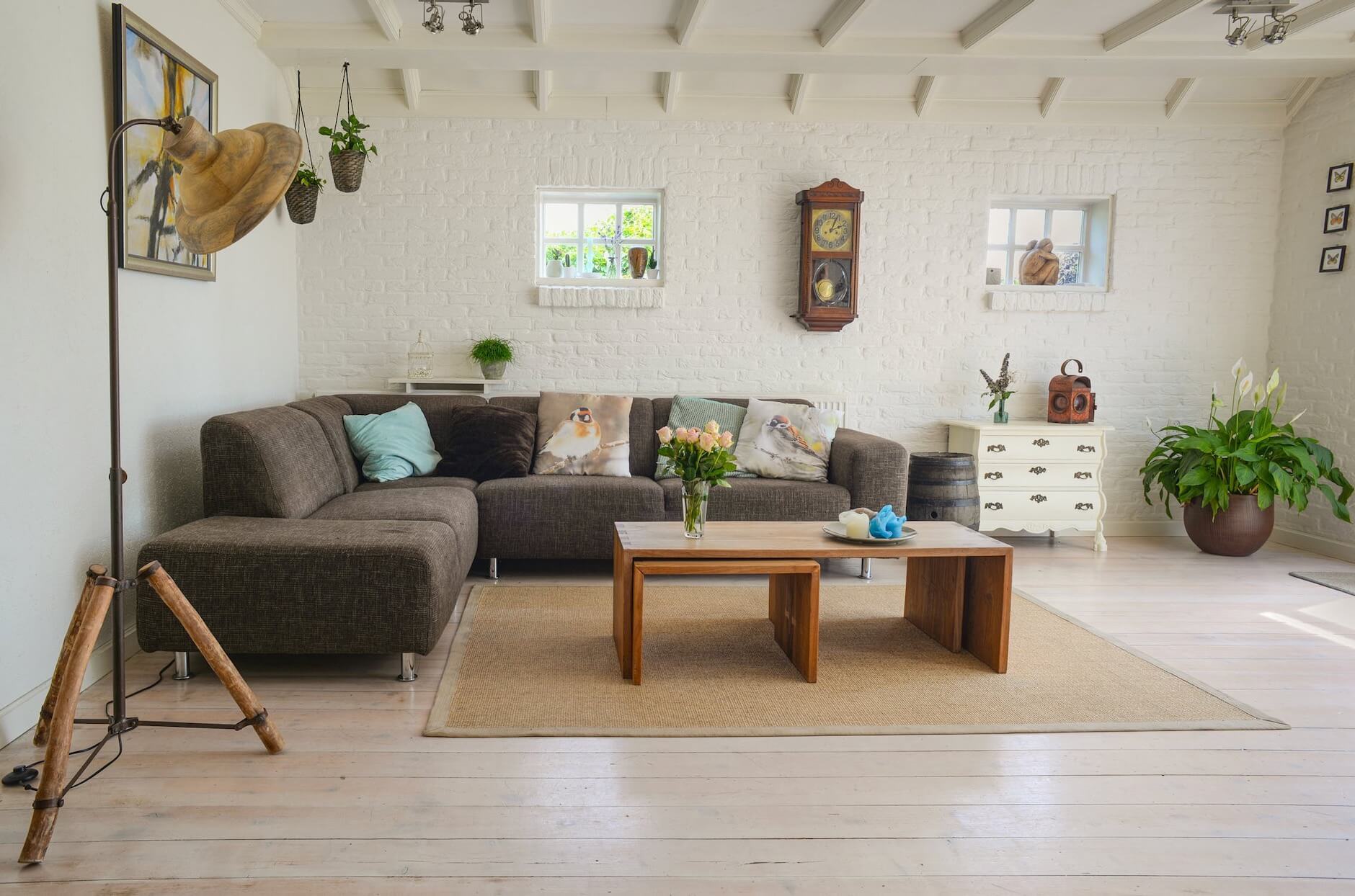 Furnished living room